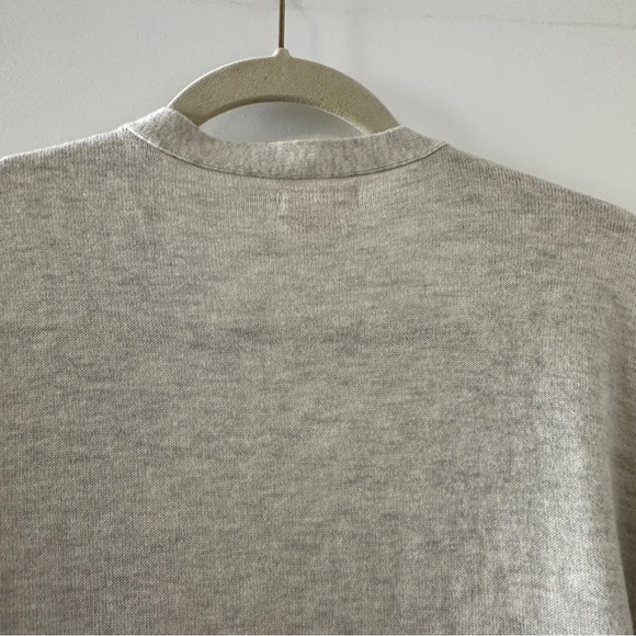 FatFace Oatmeal Knit Open Front Long Cardigan Women's Size 12 Edge To Edge Comfy - Picture 8 of 15